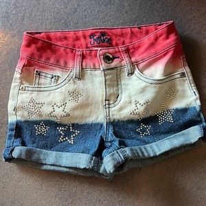 Justice, Fourth of July short size 6R new with out tags